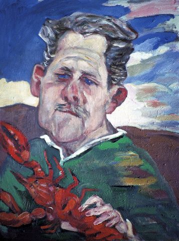 Self Portrait With Lobster