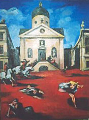 The Fall of the City , 1990 Oil on Canvas